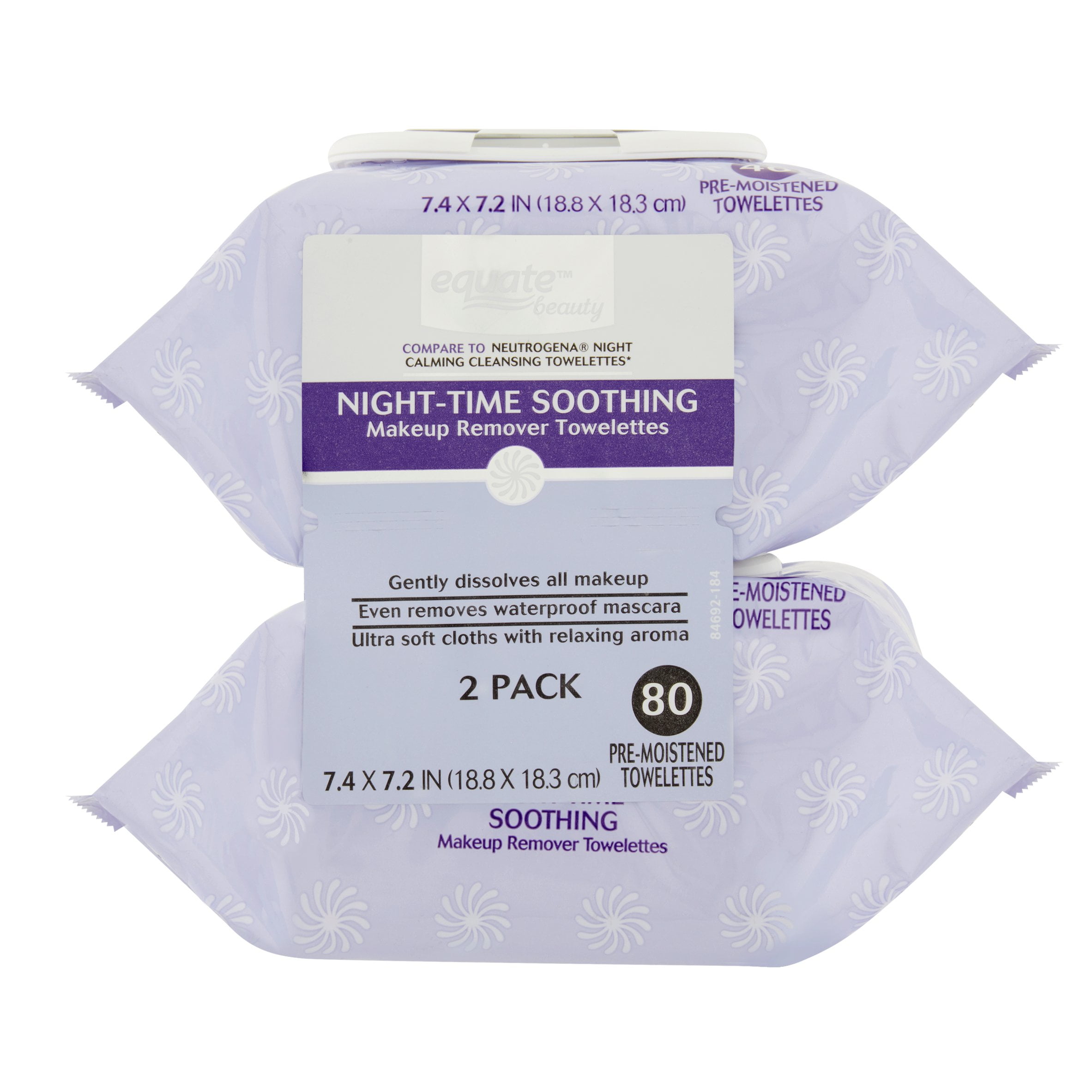 Makeup Removal Pre-Wet Towelettes Rose Water - 30 Towelette(s) (pack of 3) 30-Seconds Lift Eye Wrinkle Remover